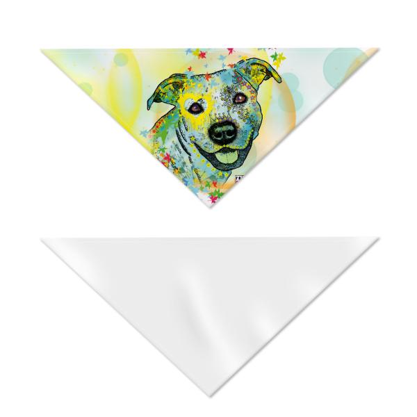 Hunde Bandana, Halstuch für Hunde, mit buntem Hundemotiv Kiki